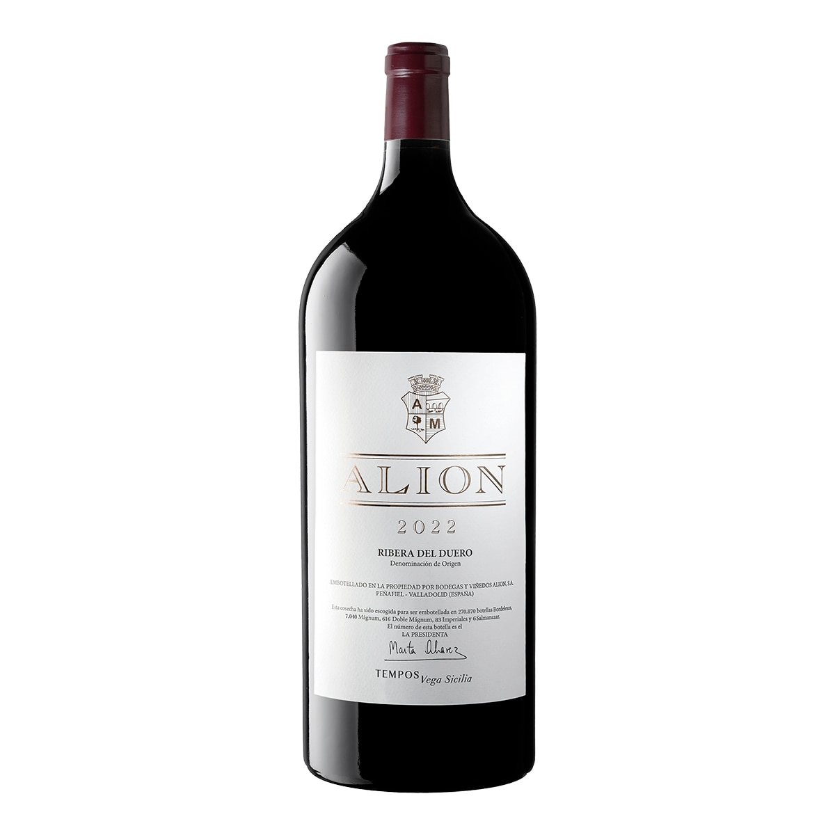 Imagen 1 de Vino tinto Alión Vega Sicilia Tempranillo 2022 Ribera del Duero Imperial
