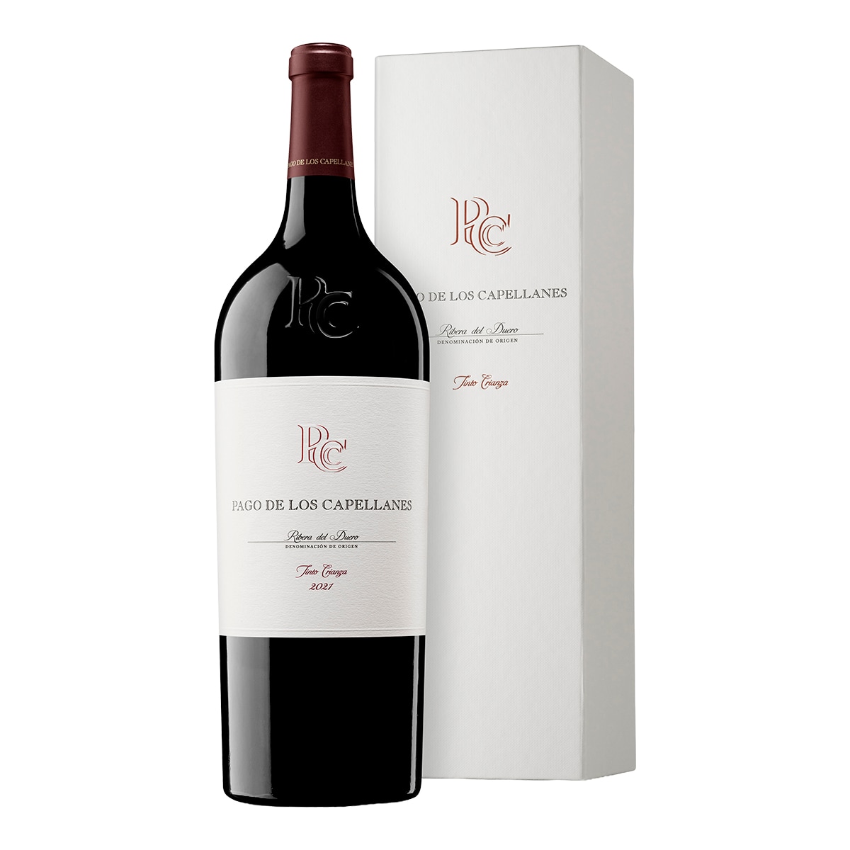 Imagen 0 de Estuche vino tinto Pago de los Capellanes crianza 2023 Ribera del Duero Mágnum