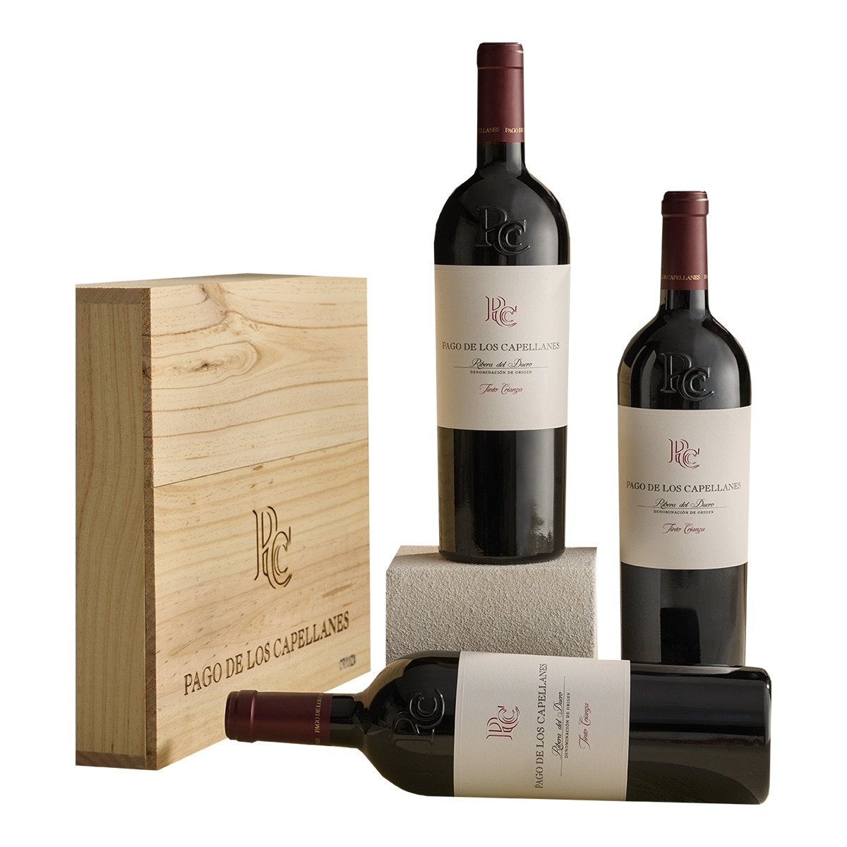 Imagen 0 de Estuche vinos tintos Pago de los Capellanes crianza 2023 Ribera del Duero