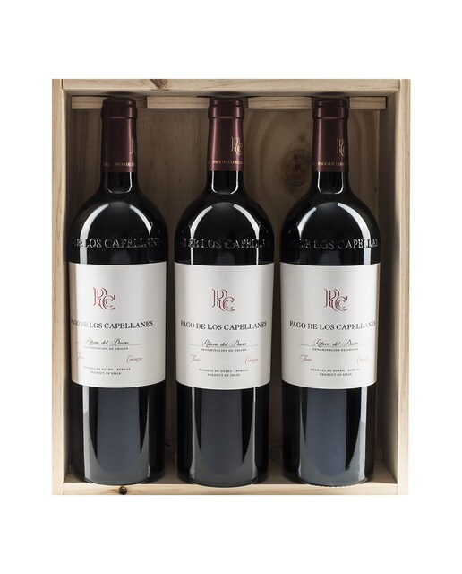 Estuche vinos tintos Pago de los Capellanes crianza 2023 Ribera del Duero 2