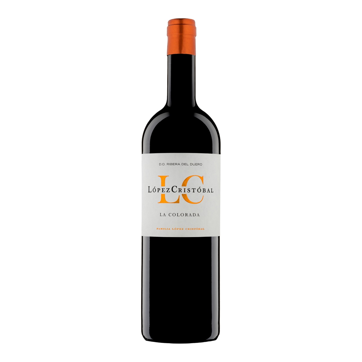 Vino tinto López Cristóbal crianza La Colorada Tempranillo 2022 Ribera de Duero 1