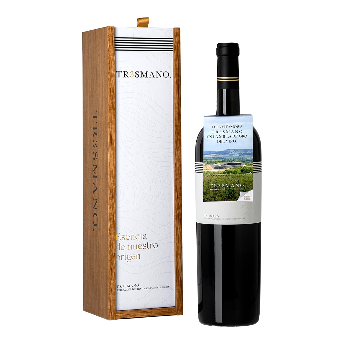 Imagen 0 de Estuche vino tinto Tr3smano tempranillo 2021 Ribera del Duero Mágnum