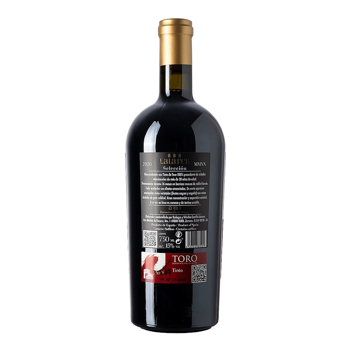 Vino tinto Latarce Selección Tempranillo 2020 Toro 2