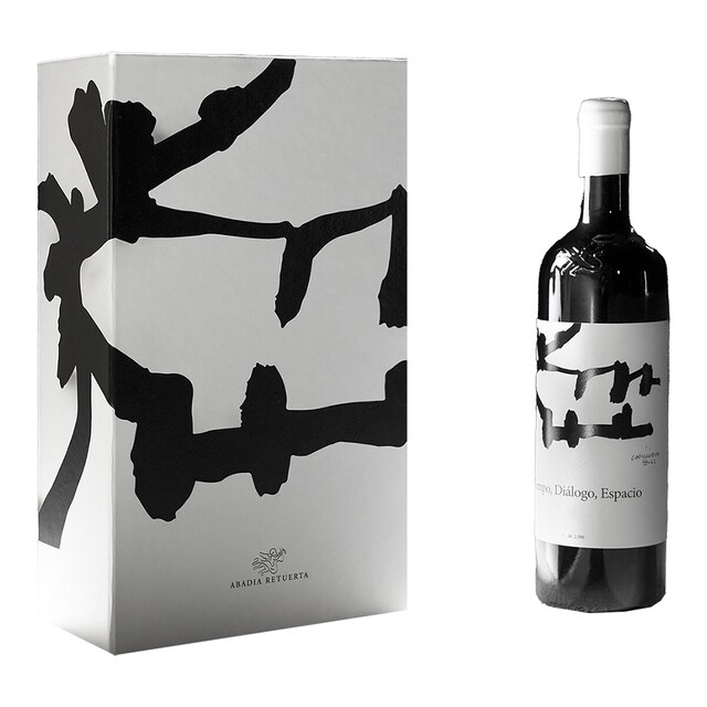 Estuche vino tinto Abadía Retuerta 2016 Edición Especial Chillida ''Tiempo, Diálogo, Espacio''
