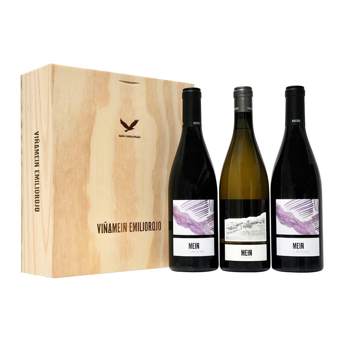 Imagen 0 de Estuche vinos tintos y vino blanco Viña Meín 2021 Ribeiro