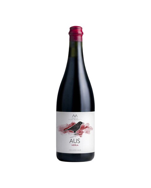 Imagen 0 de Vino tinto natural ecológico Merla Monastrell 2022 Alella