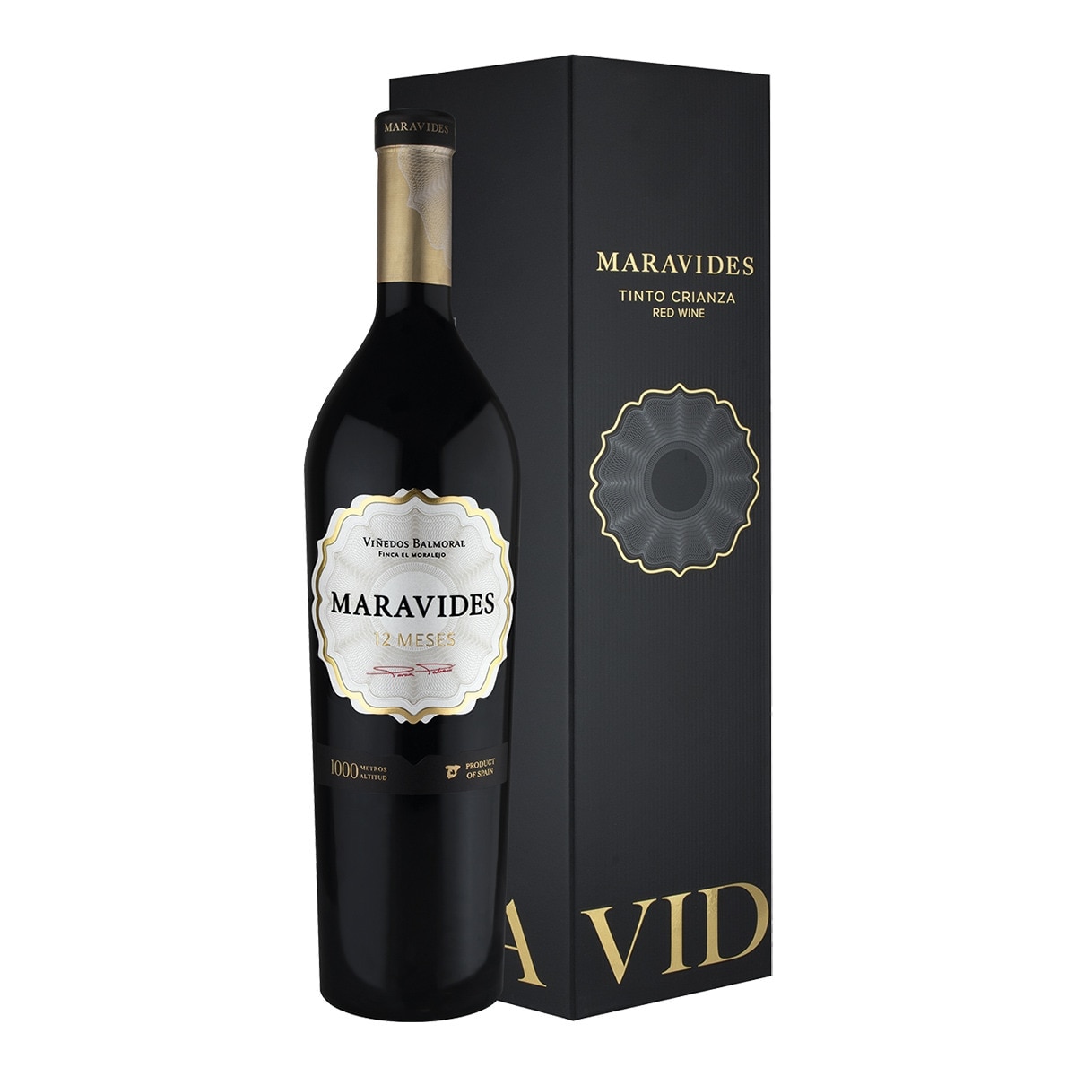 Imagen 0 de Estuche vino tinto Maravides 12 meses Vino de la Tierra de Castilla