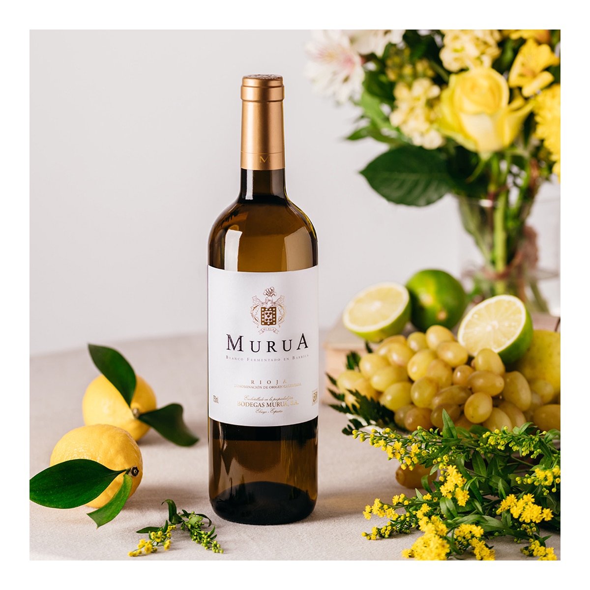 Vino blanco Murua fermentado en barrica 2022 Rioja Alavesa 3