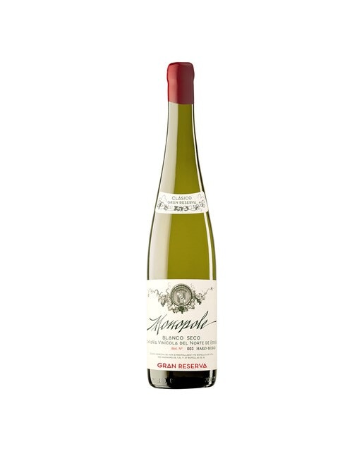 Vino blanco Monopole Clásico Gran Reserva Viura 2016 Rioja 1