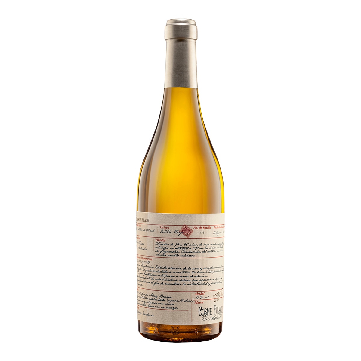Imagen 0 de Vino blanco Cosme Palacio 2020 1894 Rioja