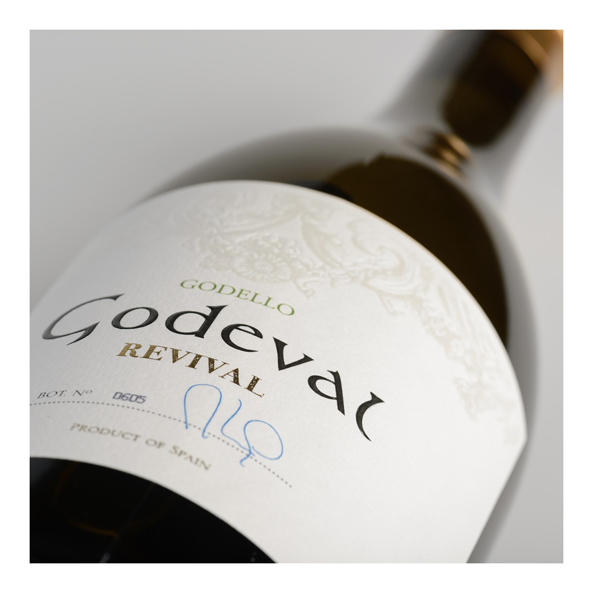 Estuche vino blanco Godeval Revival Godello 2023 Valdeorras 2