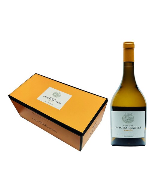 Imagen 0 de Estuche vino blanco Pazo Barrantes Albariño 2021 Rías Baixas Mágnum