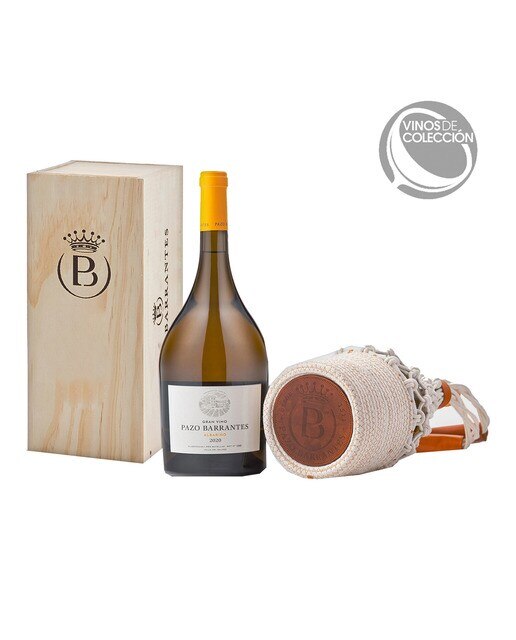 Imagen 0 de Estuche vino blanco Pazo Barrantes Albariño 2020 Rías Baixas Mágnum
