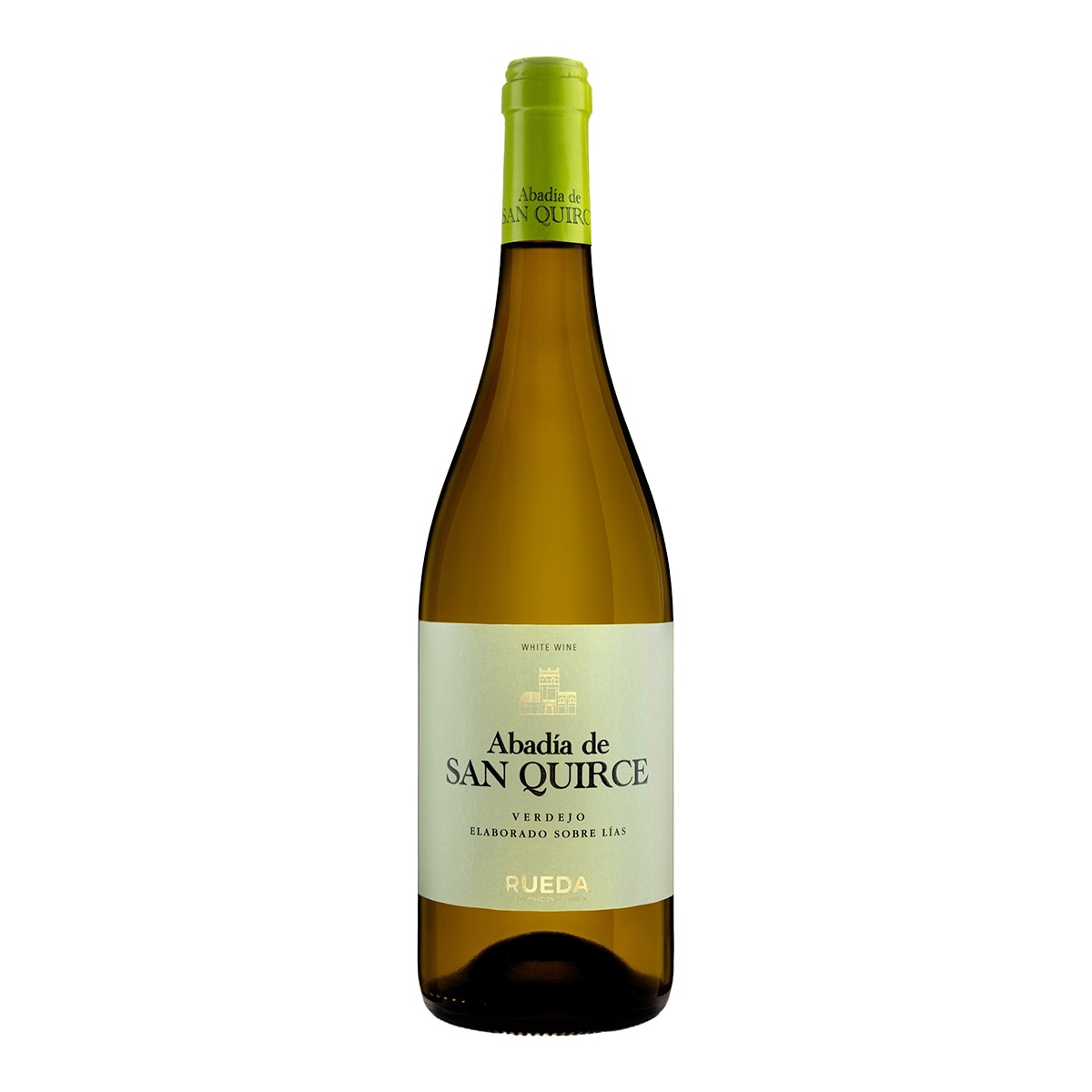 Imagen 0 de Vino blanco Abadía de San Quirce verdejo sobre lías 2023 Rueda Mágnum