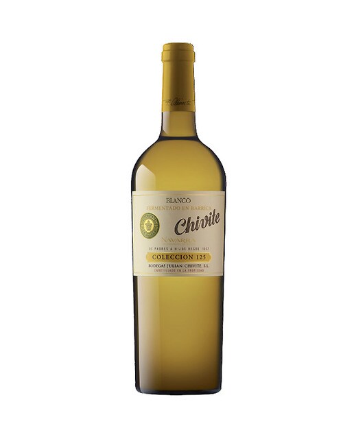 Imagen 0 de Vino blanco fermentado en barrica Chivite Colección 125 2022 Navarra