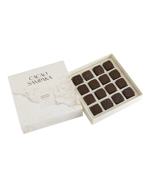Bombones surtidos colección grandes orígenes Cacao Sampaka 1