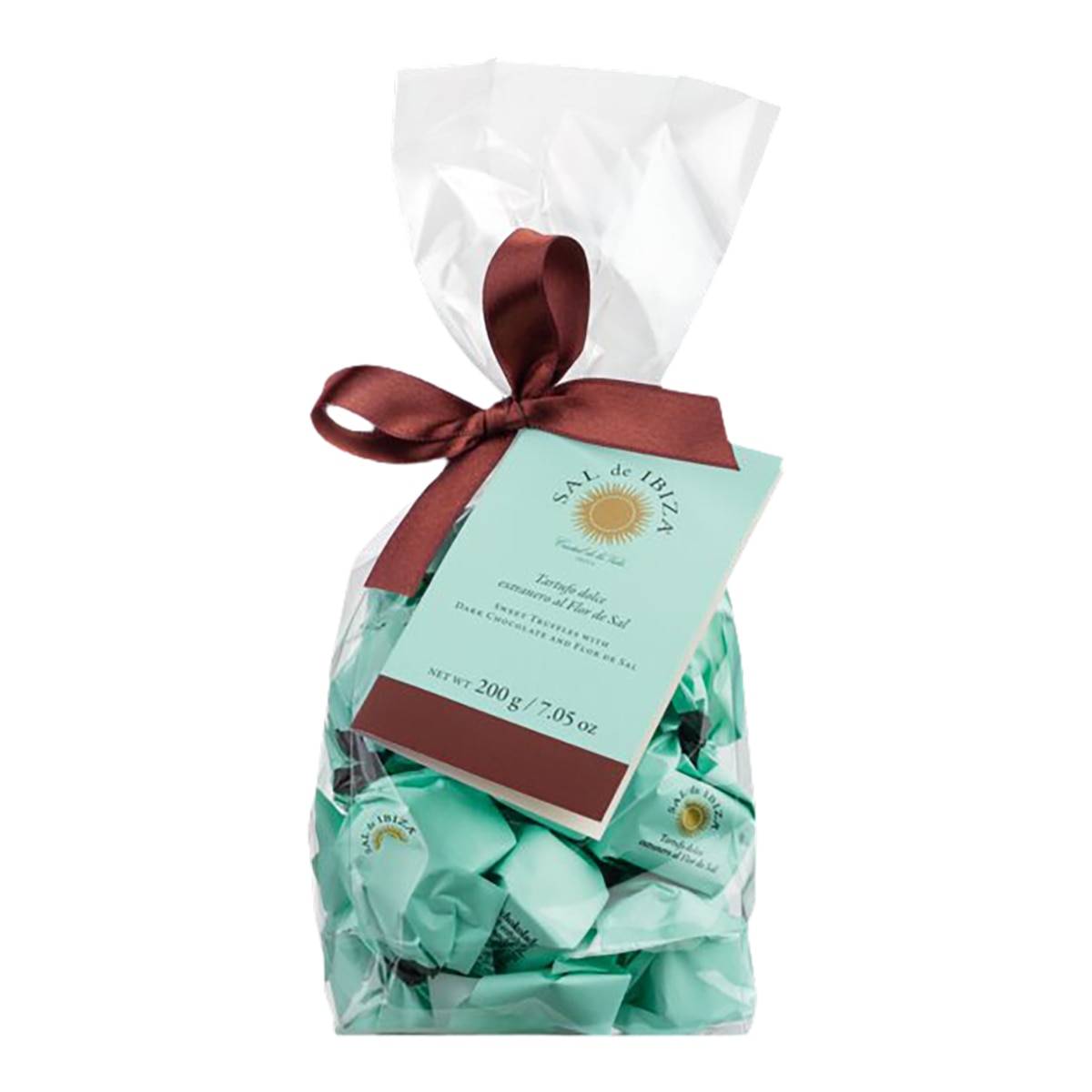 Trufas de chocolate negro y avellanas del Piamonte y Flor de Sal de Ibiza 1