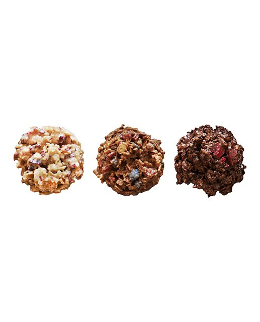 Imagen 2 de Rocas crujientes de frutos secos con chocolate negro Asteroides Mix Bubó