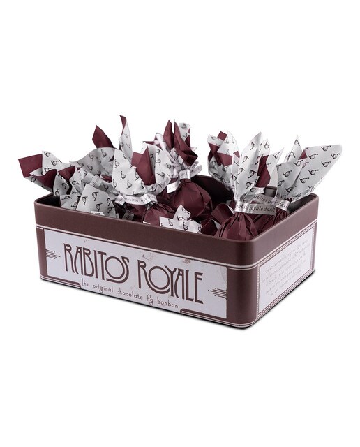 Bombones de chocolate negro con higo original Rabitos Royale La Higuera 2