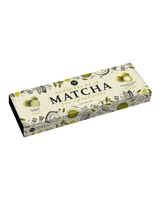 Imagen 1 de Bombones surtidos de té Matcha y Matcha Bergamota Mi&Cu Gourmet
