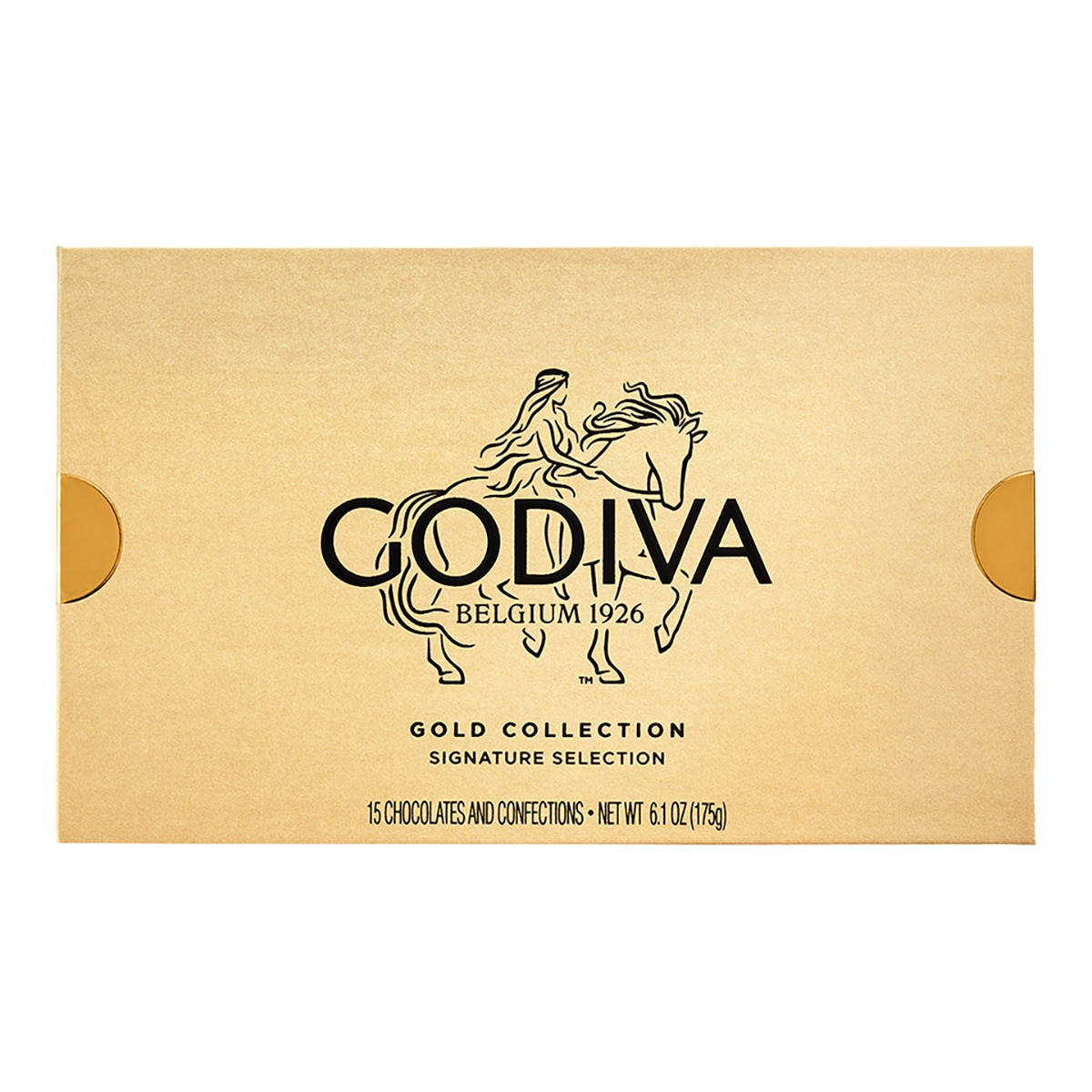 Imagen 0 de Bombones belgas Gold Rigid Box 15 piezas Godiva