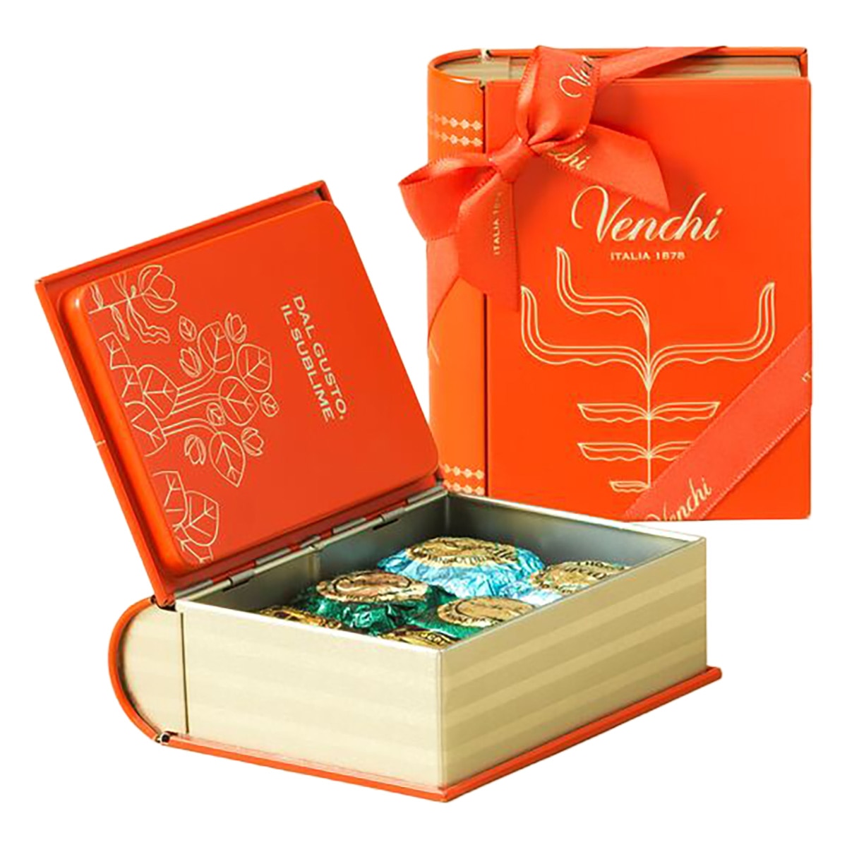 Selección de chocolates italianos Mini Book Core Collection de 16 piezas Venchi 1