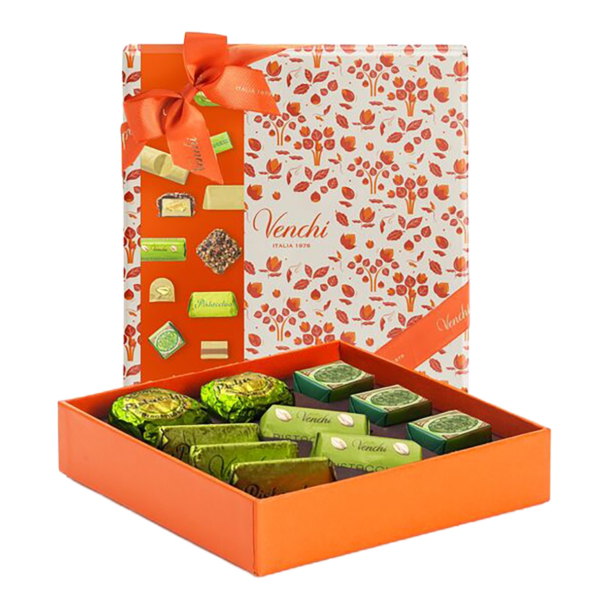 Selección de chocolates italianos pistachio Selection Core Collection de 10 piezas Venchi 1