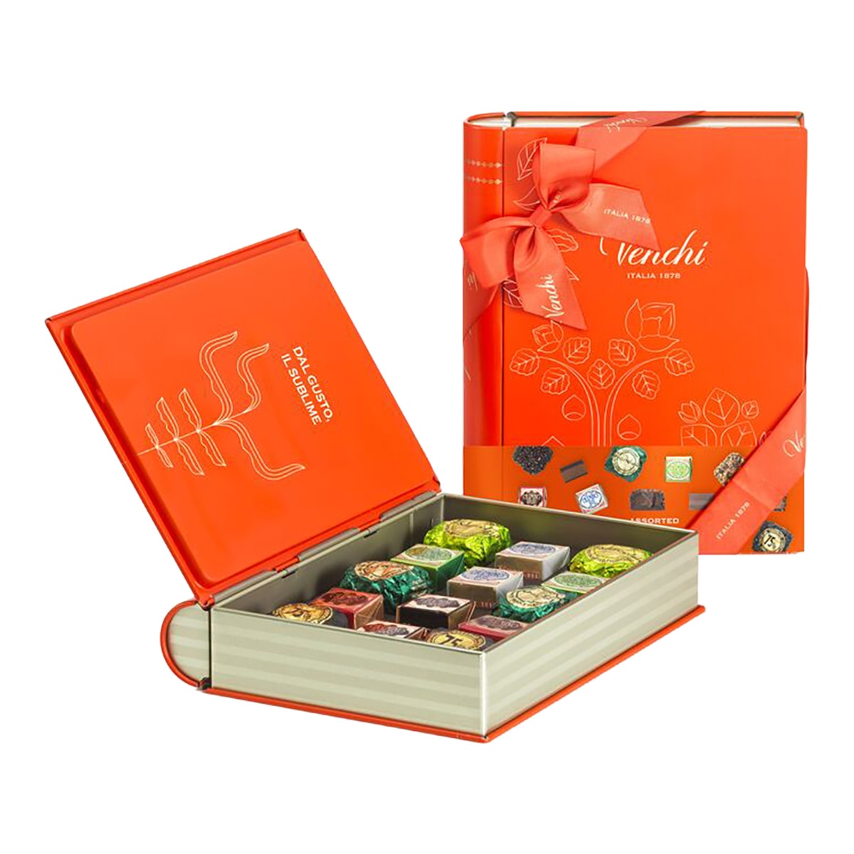 Selección de chocolates italianos Maxi Book Core Collection de 8 piezas Venchi 1