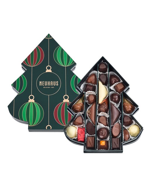 Bombones belgas Árrbol de Navidad Neuhaus 27 piezas 2