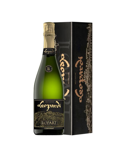 Imagen 0 de Estuche vino espumoso Brut Nature Leopardi Llopart Corpinnat 2019