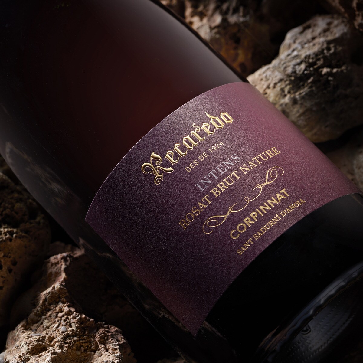 Vino espumoso rosado Brut Nature Recaredo Intens ecológico Corpinnat 2