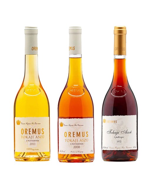 Imagen 0 de Estuche vinos dulces Oremus Luxury Legends Hungría 1972, 2000 y 2013