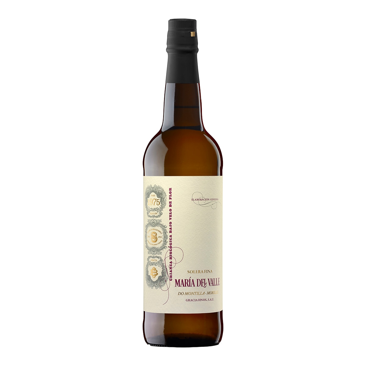 Imagen 0 de Vino generoso DO Montilla-Moriles Pedro Ximénez Solera Fina 8 años María del Valle
