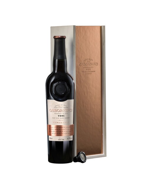 Estuche vino de Jerez VORS Pedro Ximénez 30 años Venerable 1