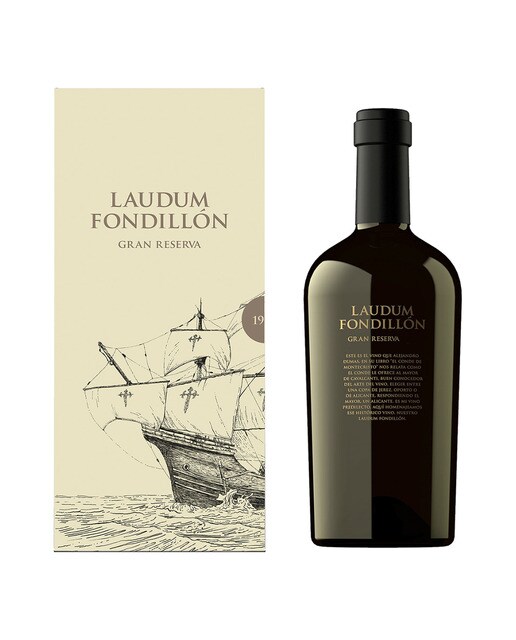 Estuche vino dulce Laudum Fondillón Monastrell 1988 1