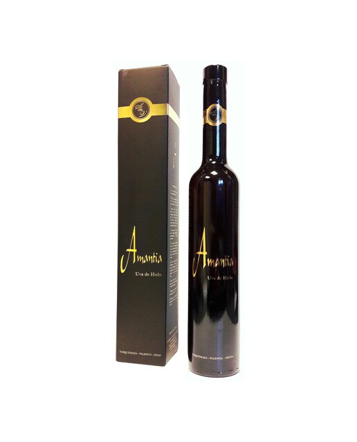 Estuche vino dulce Amantia uva de hielo Castilla y León 1