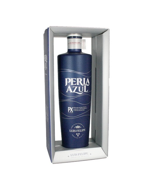 Imagen 0 de Estuche licor con Pedro Ximénez Perla Azul