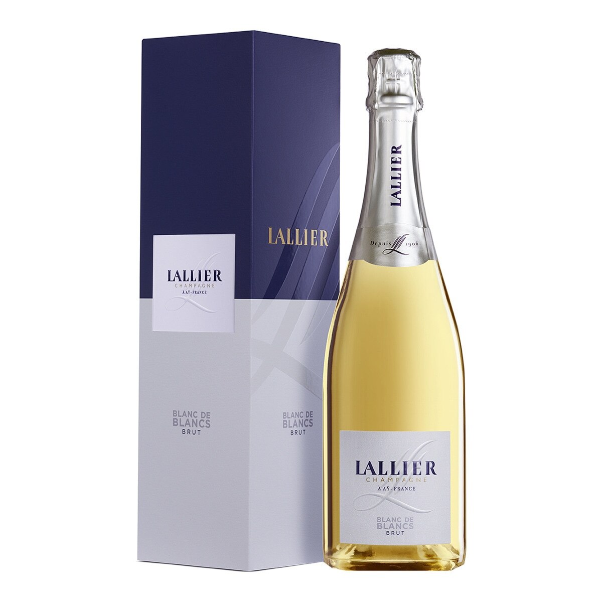 Imagen 0 de Estuche Champagne Lallier Brut Blanc de Blancs Grand Cru