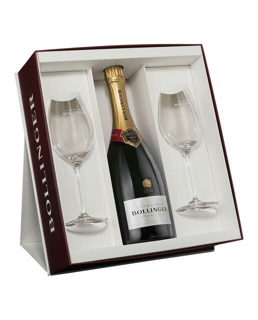 Imagen 0 de Estuche Champagne Bollinger Cuvee con regalo de 2 copas