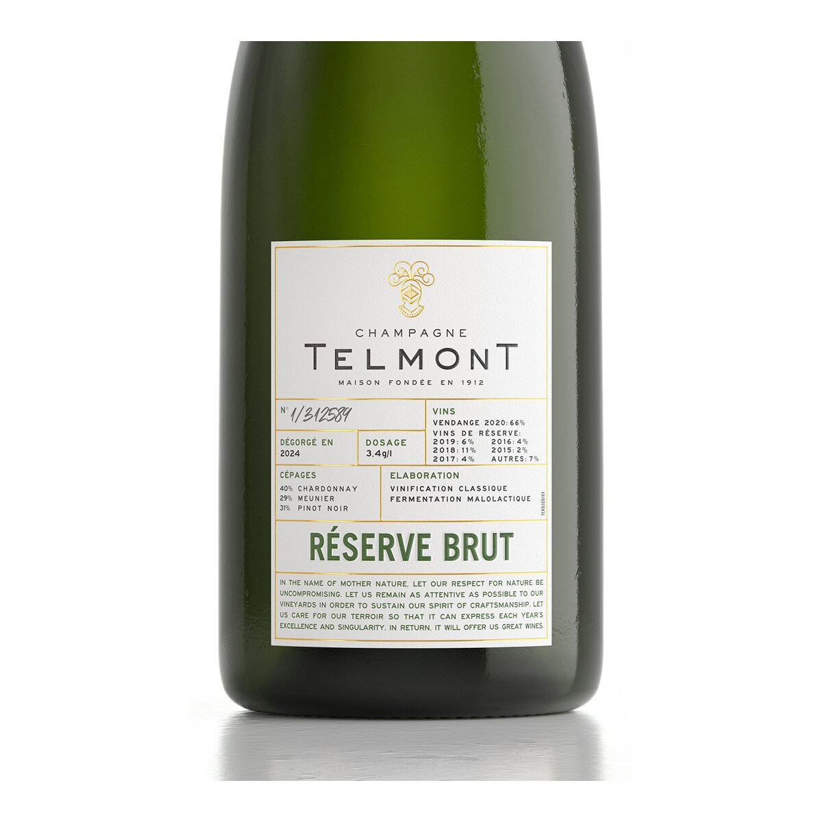 Imagen 2 de Champagne Réserve Brut Telmont