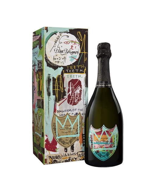 Imagen 0 de Estuche champagne Dom Pérignon Vintage 2015 Special Edition - Tribute to Jean-Michel Basquiat