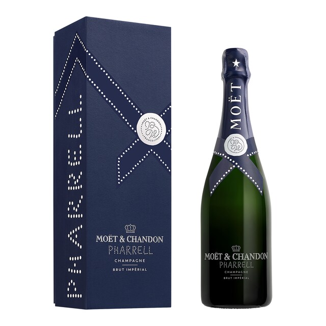 Estuche champagne brut imperial Moët & Chandon x Pharrell Williams Edición Limitada
