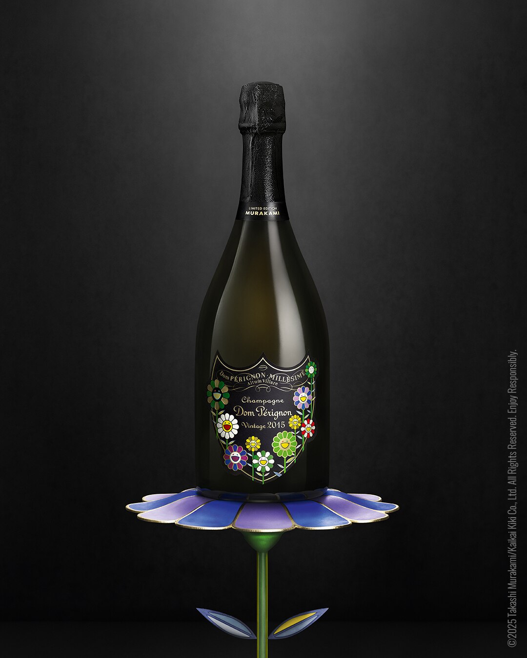 Estuche champagne Takashi Murakami Limited Edition Vintage 2015