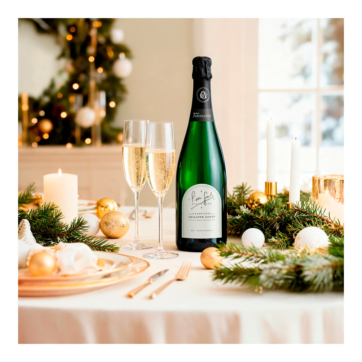 Champagne Philipe Gonet Brut Signature Blanc de Blancs 3