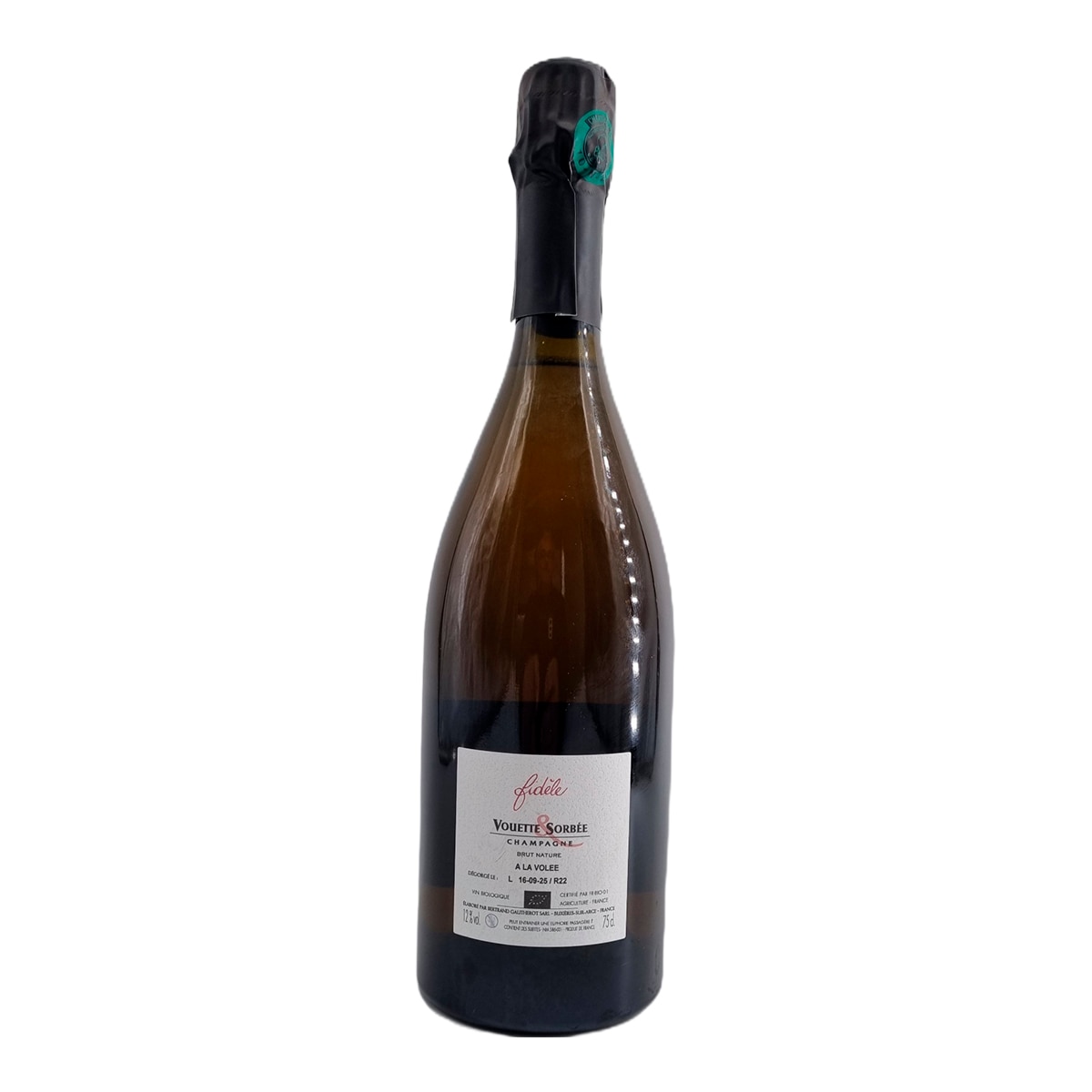 Imagen 2 de Champagne Brut Nature Vouette Et Sorbee Fidele