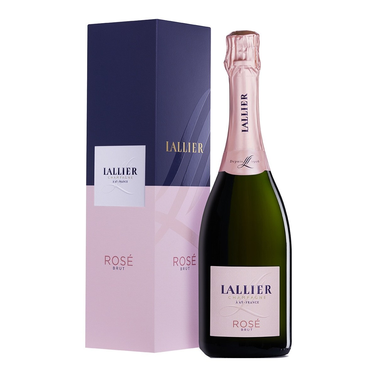 Imagen 0 de Estuche Champagne Lallier Grand Rosé Grand Cru