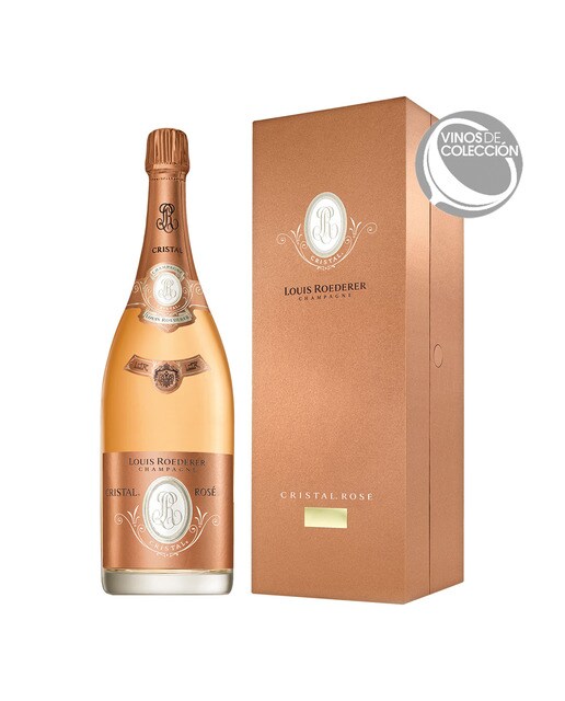 Imagen 0 de Estuche Champagne Louis Roederer Cristal Rosé 2014 Mágnum