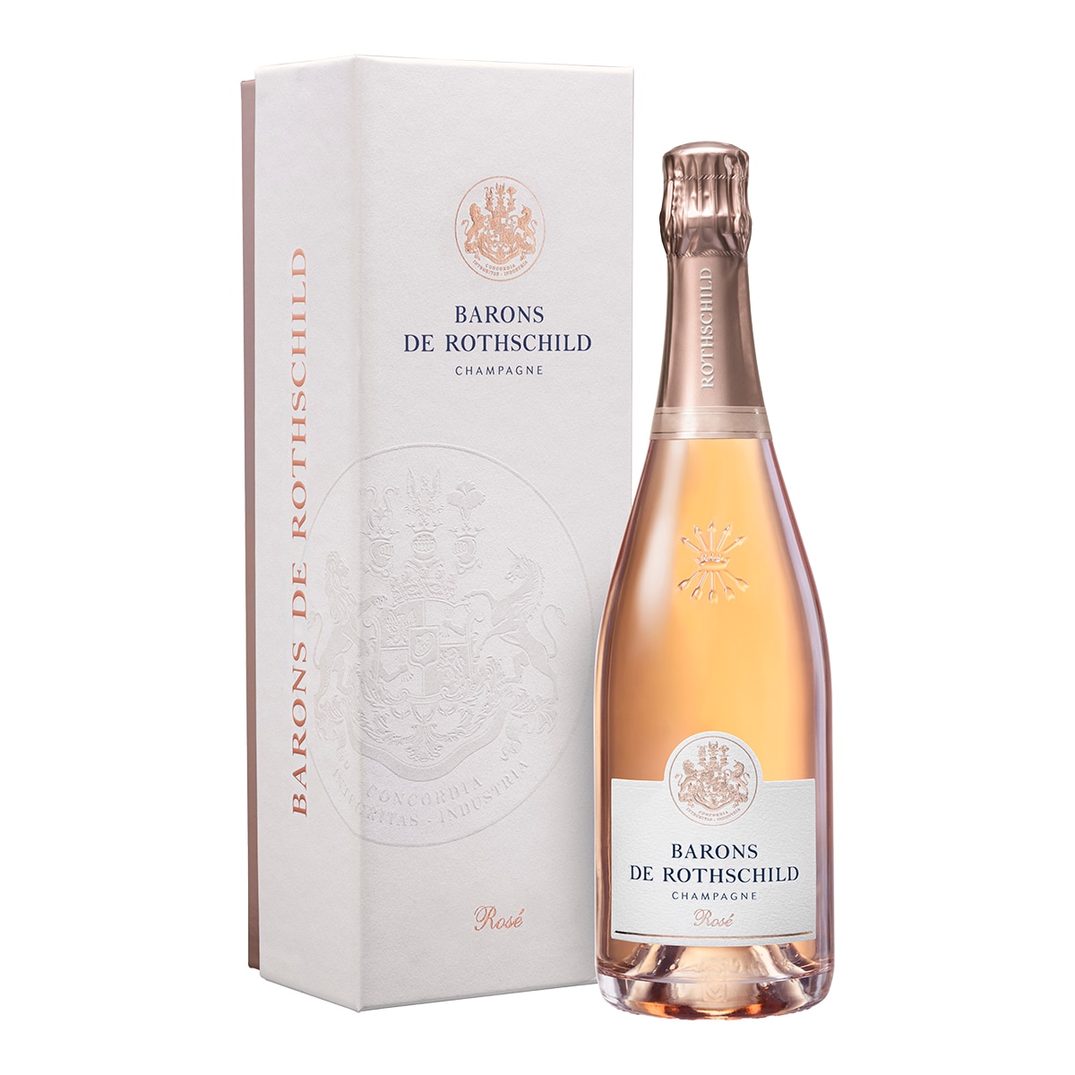 Imagen 1 de Estuche Champagne rosé Barons de Rothschild