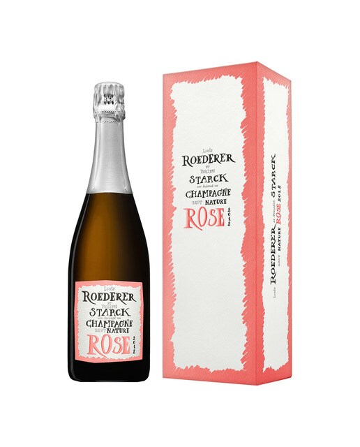 Imagen 0 de Estuche Champagne rosado Louis Roederer Philippe Starck Brut Nature