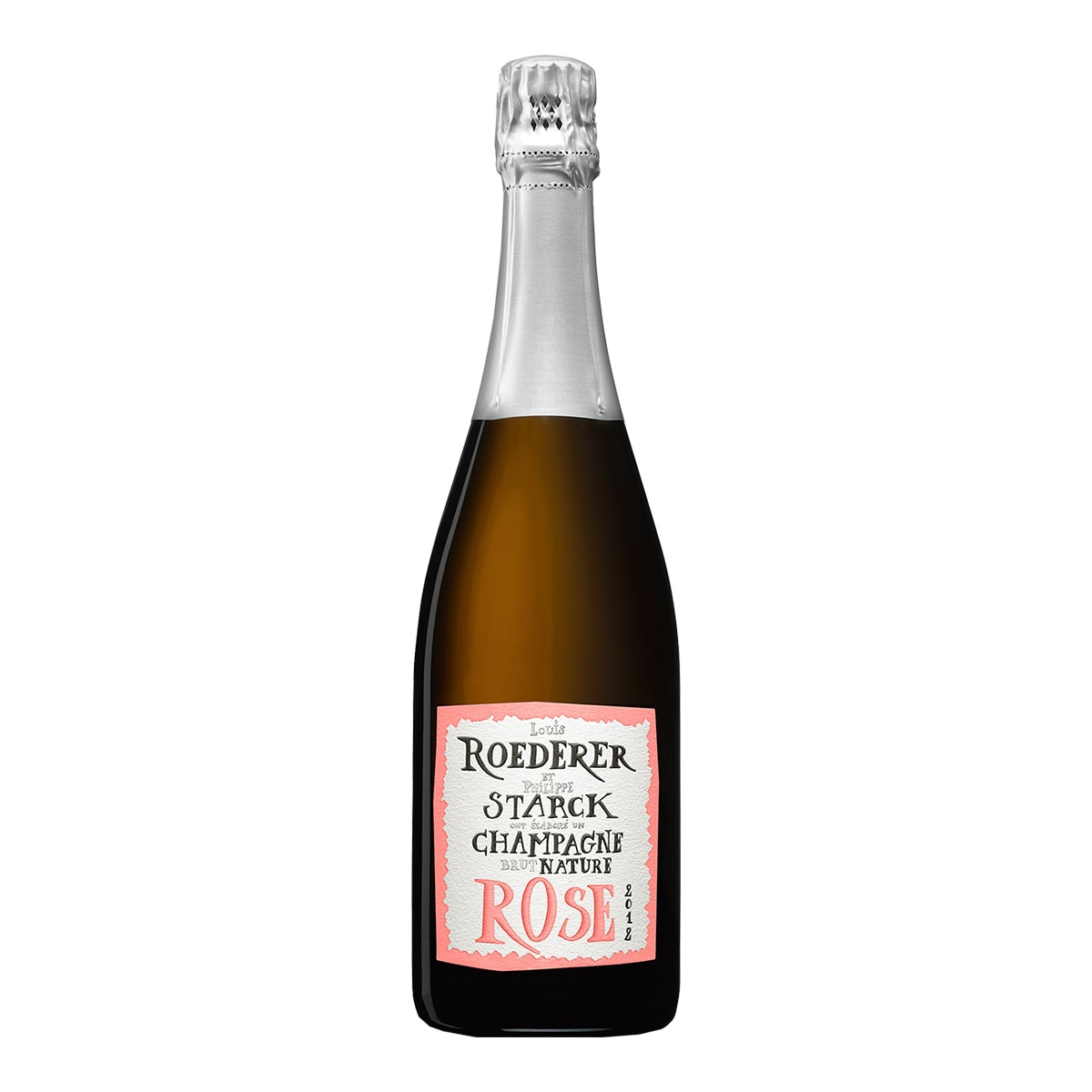 Estuche Champagne rosado Louis Roederer Philippe Starck Brut Nature 2
